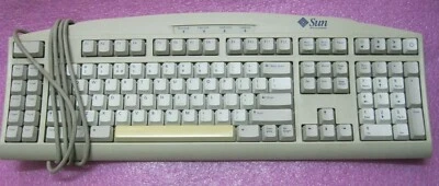 Sun Type 6 Keyboard 320-1270 PC Style Mini-Din8 - Image 1 of 4