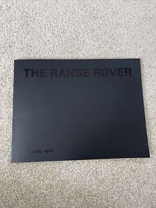 Range Rover 2010-11 UK Market Sales Brochure Vogue SE Autobiography TDV8 5.0