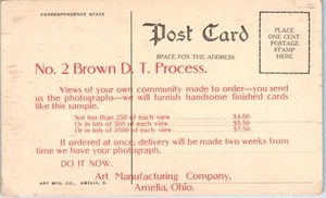 Made to Order Views Amelia OH Postcard Sales Advertising Postcard Paris TX Front - Picture 1 of 2