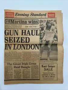 Evening Standard London Friday, July 7, 1978 Newspaper “Martina Wins” - Picture 1 of 2