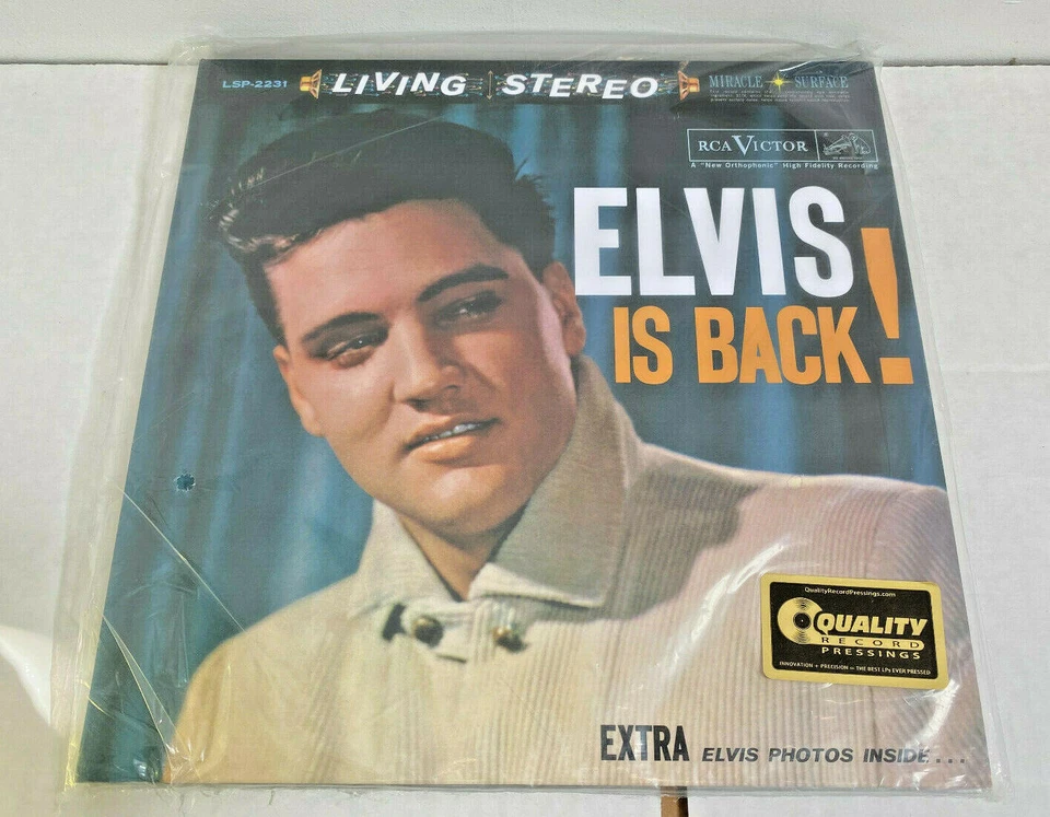 Elvis Presley w/ The Jordanaires Elvis Is Back! LSP-2231 APP-2231 45 RPM 180G - Image 1 of 4