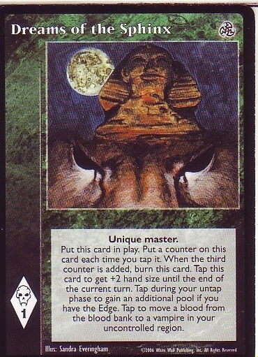 Dreams of the Sphinx VTES CCG - choose your version - Image 1 of 1