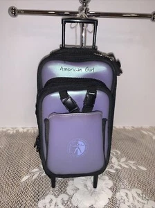 American Girl Rentner Lavendel Rollen Reise Gepäck Koffer Rucksack für Puppe - Bild 1 von 10