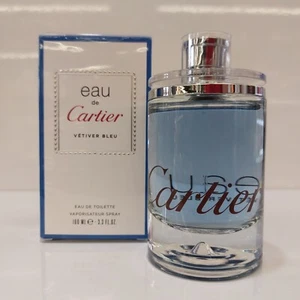 EAU DE CARTIER VETIVER BLEU EDT 100 ML SPRAY ORIGINALE - Imagen 1 de 4