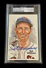 Ted Williams Signed Perez Steele Hall Of Fame Postcard Red Sox Autograph Psa Dna