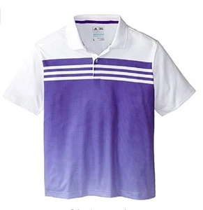 Adidas Boy's Climacool 3 Stripe Polo Shirt Size Large msrp $55. - Picture 1 of 1