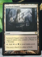 Isolated Chapel MTG Innistrad Rare Land Slightly Played x1 OC3