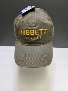 Hibbet Sports Hat Sportswear Brown Leather Style Game Cap Strap Back - Picture 1 of 3