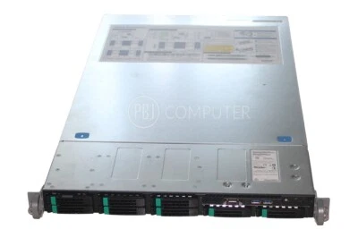 INTEL SERVER R1000 E5-2667 v4- 8x 3,20 GHZ 8-BAY 2,5" 1U RACKMOUNT RAILS RAID1 - Bild 1 von 4
