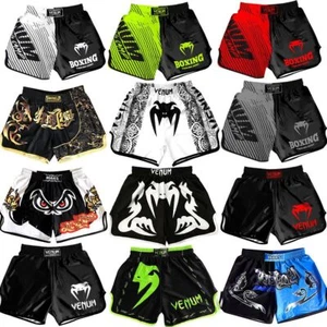 UFC Men's Childs Boxing Tight-Fitting Quick-Drying Muay Thai Fighting Shorts XS- - Picture 1 of 56