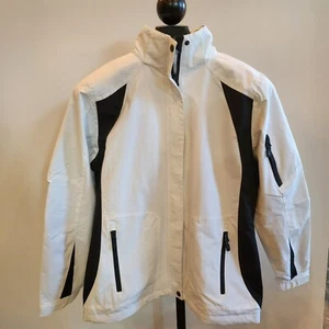 Port Authority Ladies All-Season II Jacket L304 White Small Coat - Picture 1 of 4