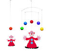 Flensted Juggler's Apprentice Clown Modern Hanging Baby Mobile Kinetic Art Decor