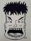 DAILY SKETCH Original Ink Drawing 'Max The Punk' by Michelle Ranson
