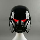 Mandalorian Dark Trooper Cosplay Helmet With LED Eyes Star Wars Helmet Mask Prop