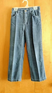 Boy's Navy Corduroy Slacks Size 10 Young Lion Pre-Owned - Picture 1 of 2