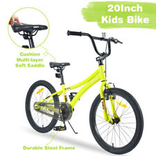 Kids Bike 20 Inch Kids' Bicycle for Boys Age 7-10 Years Multiple Colors