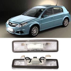 2x LED Kennzeichenleuchte Opel Signum Nummernschild Wagennummer Licht - Bild 1 von 5