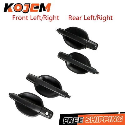 Outside Exterior Door Handle Black Textured For 2004-2011 Mitsubishi Endeavor - Image 1 of 4