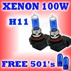 100W Superwhite Xenon H11 (711) Headlight Bulbs 12V