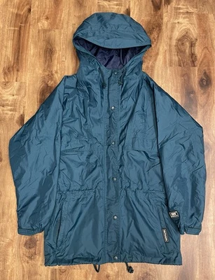 Chaqueta de lluvia Helly Hansen Vintage Tech S empacable para hombre verde azulado cortavientos Foto 1 de 4