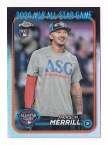 Jackson Merrill 2024 Topps Chrome Update Series All-Star Game #ASGC-49 Rookie RC - Picture 1 of 2