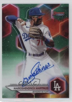 2023 Bowman's Best of Green Refractor /99 Mairoshendrick Martinus #B23-MM Auto - Image 1 of 2