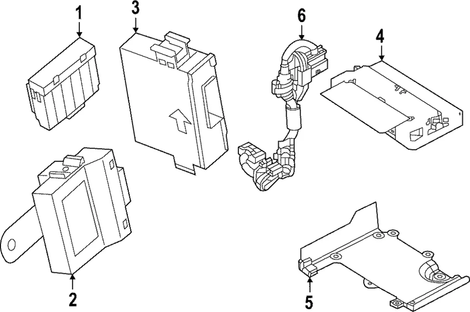 Genuine Mazda Body Control Module BCYA-67-560K - Image 1 of 1