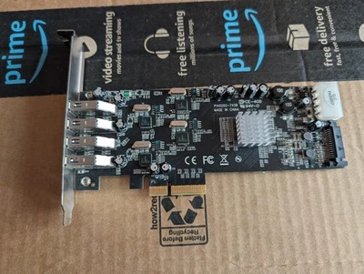 StarTech.com PEXUSB3S44V 4-Port USB 3.0 PCIe Card (UASP, SATA/LP4 Power) – Good - Image 1 of 2