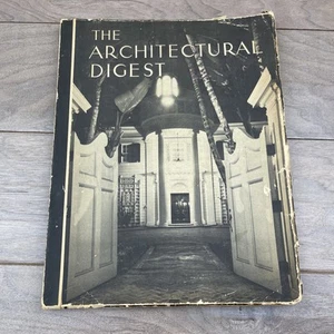 The architectural digest vol XII number 2 Vtg 1948 Magazine Mid-century Modern - Picture 1 of 12