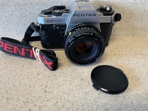 Pentax Super Program SLR Film Camera w/ 50mm f/1.7 Lens - New Batteries - Picture 1 of 8