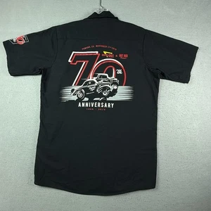 In N Out x Hot Rod Magazine Red Kap Mechanic Work Shirt Men’s Medium Rockabilly - Picture 1 of 8