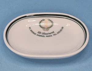 Bauscher Weiden Le Laurent Paris France Restaurant Hotel Porcelain Dish 4.5"x3" - Picture 1 of 7