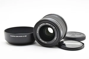 OLYMPUS M.ZUIKO DIGITAL 25mm F/1.8 Black w/cap Near Mint From JAPAN - Picture 1 of 13