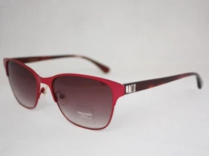 new VERA WANG Iliana Sunglasses Garnet Red 54mm WOMEN Designer Sunglasses - Picture 1 of 3