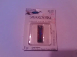 Swarovski Crystal Volcano 25 x 7 mm Queen Baguette Pendant #16122990, New - Picture 1 of 2