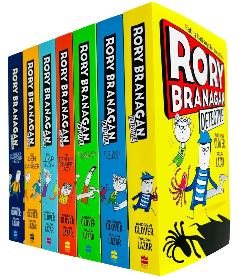 Rory Branagan Detective Series 7 Books Set by Andrew Clover - Ages 8+ -Paperback - Image 1 of 1