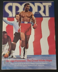 SPORT MAGAZINE JULY 1973 GEORGE FOREMAN GREAT WHITE HOPE BOXING - Picture 1 of 12