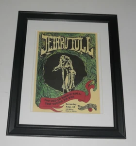 Framed Jethro Tull 1976 Too Old to Rock Stonehenge Poster 14" x 17" - Picture 1 of 1
