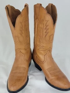 Ariat Heritage Womens 7B Brown Leather Cowgirl Western Boots 15718 - Picture 1 of 14