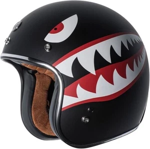 TORC T50 Route 66 3/4 Helmet - Flying Tiger Graphic - Large - T5015FT:24 - Picture 1 of 1
