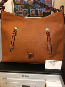 Torba na ramię Dooney & Bourke Pebble Grain Cooper Hobo