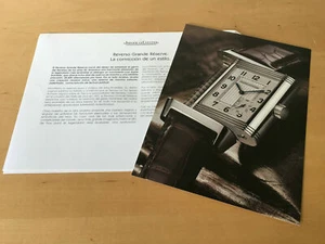 Used IN Shop - Press Kit Reverso Grande Réserve Jaeger-LeCoultre - Sihh - Usato - Picture 1 of 1