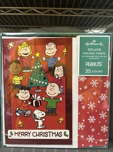 Hallmark Deluxe Holiday Cards with Designed Self-Sealing Envelopes, 35 Count - Picture 1 of 2
