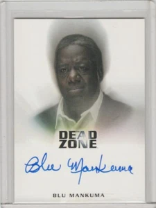 Dead Zone Blu Mankuma Original Signed Autograph Card 2004 Rittenhouse - Imagen 1 de 2