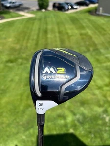 Taylormade M2 3 Wood 15* LH Reax Regular Flex + HC 43" EXCELLENT - Picture 1 of 12