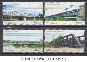 MALAYSIA - 2008 BRIDGE - 4V - MINT NH - Foto 1 di 1