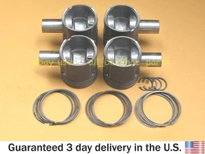 JCB BACKHOE- PISTON KIT STANDARD TURBO SET OF 4PC. (PART# 320/09211 A 320/09249) - Picture 1 of 2