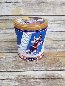 Lata de almacenamiento coleccionable de metal Snickers del equipo olímpico de Estados Unidos de colección de los Juegos Olímpicos de - Imagen 1 de 1