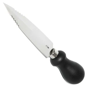 COLTELLO FORMAGGIO DOPPIA SEGA MAGLIO NERO CM 14 - Foto 1 di 4