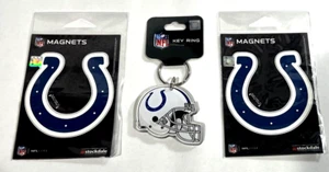Colts Magnets & Key Ring Gift Pack 3"x5" Indianapolis - Picture 1 of 3
